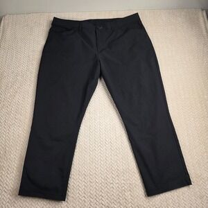 Public Rec All Day Every Day Pants Mens 42x28 Onyx Black Performance  Straight